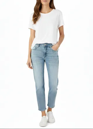 Kut from the Kloth Rachael Mom Jean In Blue