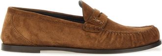 Saint Laurent Suede Laurent Moccasin-Uomo