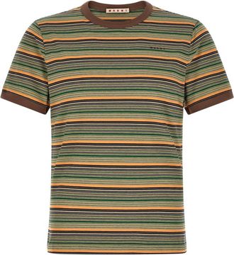 Marni Multicolor Crew Neck T-Shirt