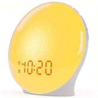 OEM Despertador Para Despertarse Con Un Amanecer Radiante, Para Quienes Tienen El Sue&ntilde;o Profundo, Con Simulaci&oacute;n De Amanecer - Crezuo