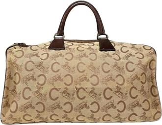 Celine Pre-owned Leather Handbag - Dames - Vintage Handtas - Beige - ONE Size - Leer - Vintage