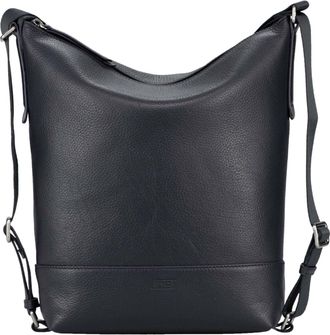 Jost Vika 2-Way Leather Shoulder Bag Blue Dark Blue