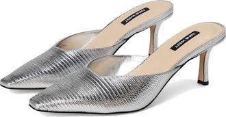 Nine West Camenla Womens Shoes Silver Lizard : 7.5 M, Synthetic