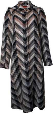 Missoni wool blend hooded coat