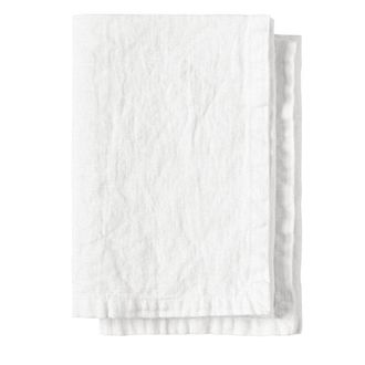 Biancoperla COLORADO Juego de 2 Servilletas, Blanco