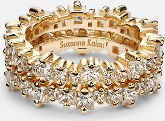Suzanne Kalan Anelli per smart ring Milli in oro 18kt con diamanti