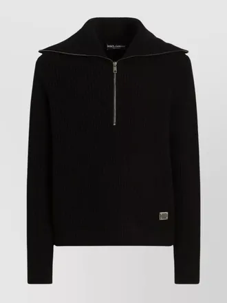 Dolce & Gabbana wool regular-fit zip-up jumper
