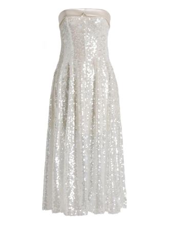 Alberta Ferretti Midi Sequins Dress