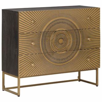 vidaXL Cajonera Con Caj&oacute;n Lat&oacute;n 75 X 30 X 65 Cm Vidaxl