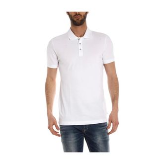 Armani Cotton Polo Shirt - male - Armani - Polo Shirts - White - 2XL - Tops