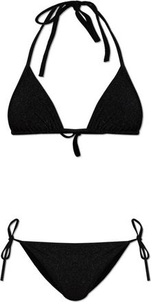 Balmain Tweedelig Badpak - Dames - Bikinis - Zwart - 2XS - Tweed - Badmode