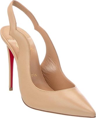 Christian Louboutin 100 Leather Slingback Pump