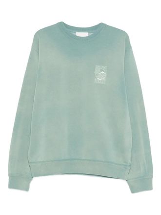 Isabel Marant graphic crewneck sweater - Green
