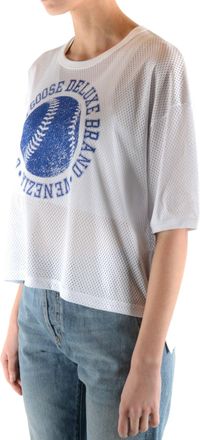 Golden Goose T-Shirt mit kurzen &Auml;rmeln, Wei&szlig;