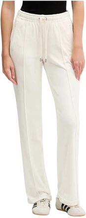 Juicy Couture Tina Trainingsbroeken - Dames - Sweatpants - Beige - L - Polyester - Broeken
