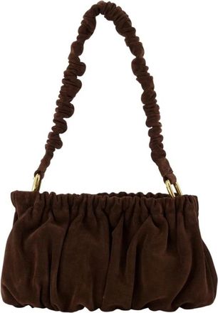Marni Ruched Shoulder Bag - Dames - Schoudertassen - Bruin - ONE Size - Leer - Tassen