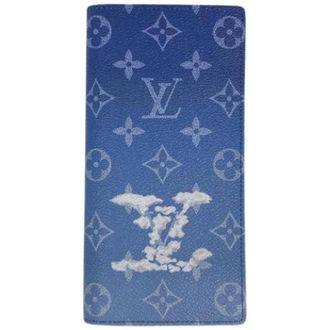 Louis Vuitton Pre-owned Monogram Long Wallet (bi-fold) - Heren - Pre-owned - Blauw - Maat: ONE Size