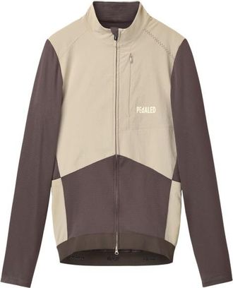 PEdALED Odyssey Windblock Merino Jersey Velotrikot f&uuml;r Damen | braun/beige