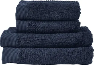 Zone Denmark Classic Set of 2 Bath Towels in Dark Blue at Nordstrom