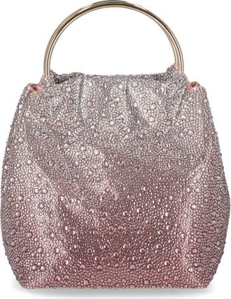 Jessica McClintock Nikki Ring Top Handle Clutch in Blush at Nordstrom Rack