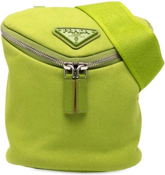 Prada Pre-owned Prada Canvas Zipped Crossbody PMPVL0ZWIKMV536U