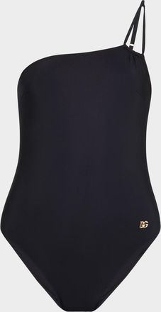 Dolce & Gabbana Asymmetric One-Piece Swimsuit