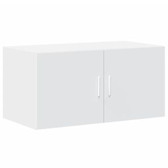 vidaXL Vidaxl - Wall Cabinet White 80x42.5x40 cm Engineered Wood