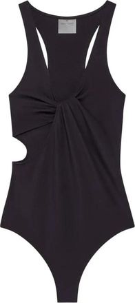 Courr&egrave;ges Twist Swimsuit - Dames - Badpakken - Zwart - S - Badmode