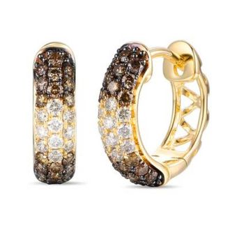 Le Vian Ladies Euphoria Chocolate Earrings set in 14K Honey Gold