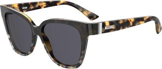 Moschino MOS066/S PUU/IR Womens Sunglasses Tortoiseshell Size 55
