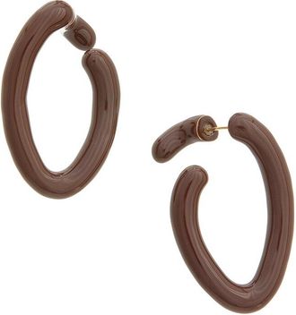 Oscar De La Renta Medium Oscar O Earrings