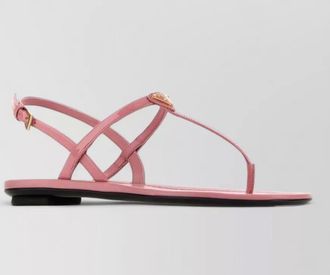 Prada leather thong sandals