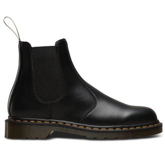 Dr. Martens Vegan 2976 Felix Rub Off Synthetic Leather Unisex Chelsea Boots - Black - Size:UK 6.5
