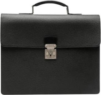 Louis Vuitton Pre-owned Robusto 2 Briefcase - Dames - Vintage Handtas - Zwart - ONE Size - Leer - Vintage