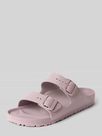 Birkenstock Slides aus Leder mit Label-Pr&auml;gung Modell ARIZONA EVA in Purple, Gr&ouml;&szlig;e 38