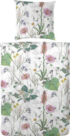 Primera Bettwäsche »Mako-Satin Bettwäsche Botanicals« 2 Stk. tlg. Mit satten Grüntönen