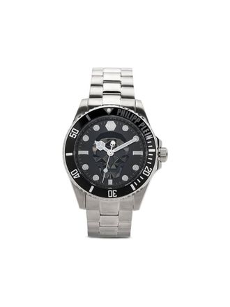 Philipp Plein Orologio con movimento al quarzo $kull 43mm - Argento