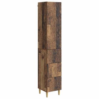 vidaXL Juego De Armarios 2 Uds. 33 X 34,5 X 90 Cm Madera De Ingenier&iacute;a Vidaxl