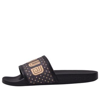 Gucci (WMNS) Gucci Guccy Slide Black Gold 519996-9QR10-1085