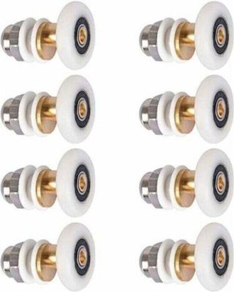 OEM Piezas De Ruedas De Rodillo De 25 Mm Para Puertas De Ducha, Rodillos Para Puertas Correderas De Ducha, Ruedas De Repuesto Para Puertas Correderas