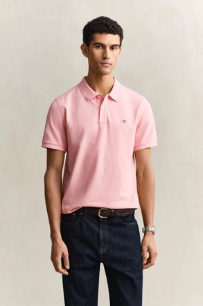 GANT Men Regular Fit Polo Shirt (XXXL) BUBBELGUM PINK