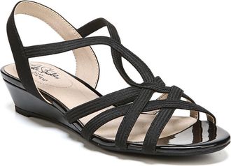 Life Stride Yaya Strappy Slingback Sandal in Black at Nordstrom, Size 8.5