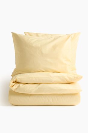 H&M Baumwollbettw&auml;sche f&uuml;r Doppel- und Kingsize-Betten - Yellow