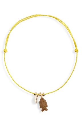 &Eacute;liou Bass Necklace in Yellow at Nordstrom