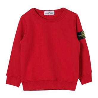 Stone Island Crewneck Sweatshirt - male - Stone Island - Kids Sweatshirts - Pink - 10 Y - Kids
