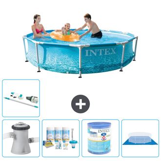 Intex Piscina Con Estructura Redonda - 305x76 Cm - 8-piezas S41369