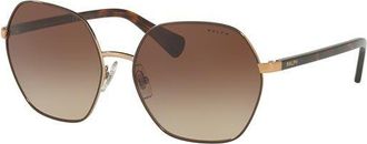 Ralph Lauren RA4124 933813 Womens Sunglasses Gold Size 60