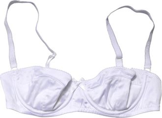 Dolce & Gabbana Semi-Pad Balconette BH met beugel - Dames - BHs - Wit - S - Polyester - Ondergoed