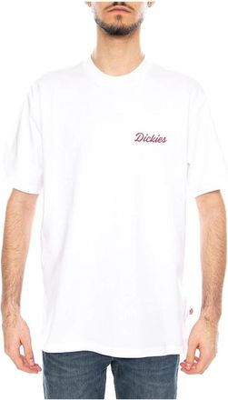 Dickies Wellsville SS Tee - Heren - T-shirts - Wit - M - Katoen - Tops