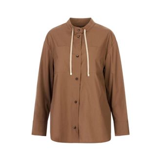 Max Mara Shirts, female, Brown, Size: 2XS Camicia Ali